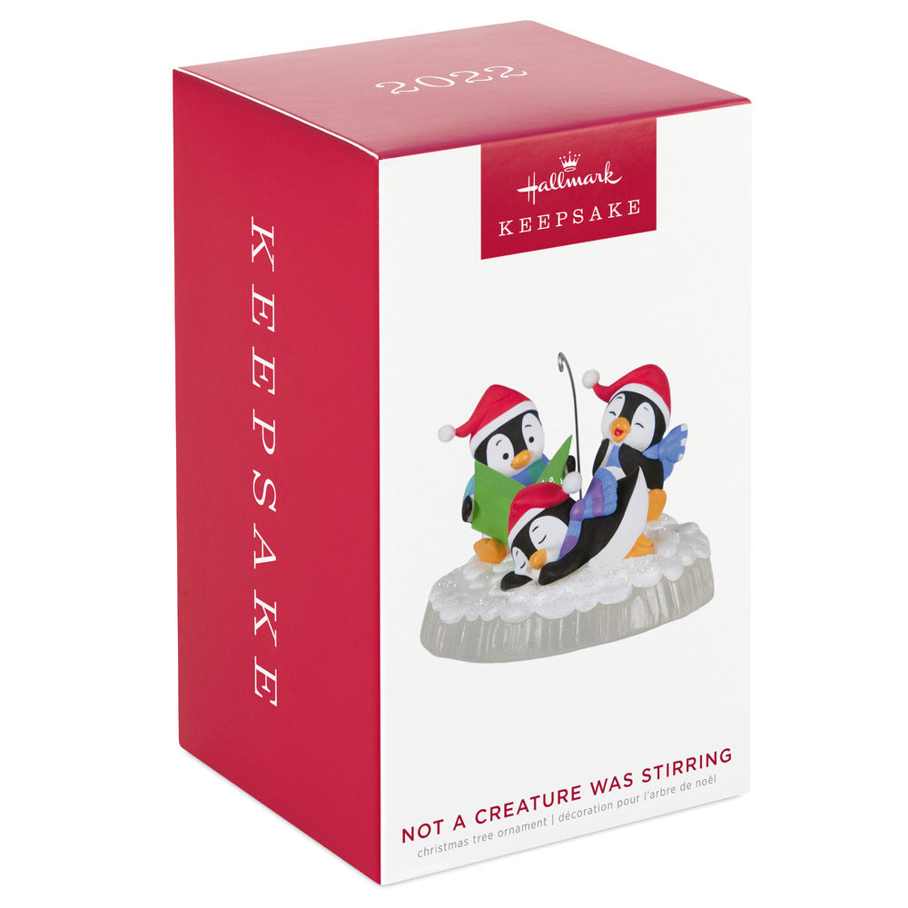 2022 Hallmark Keepsake Ornament - Not a Creature Was Stirring Penguins