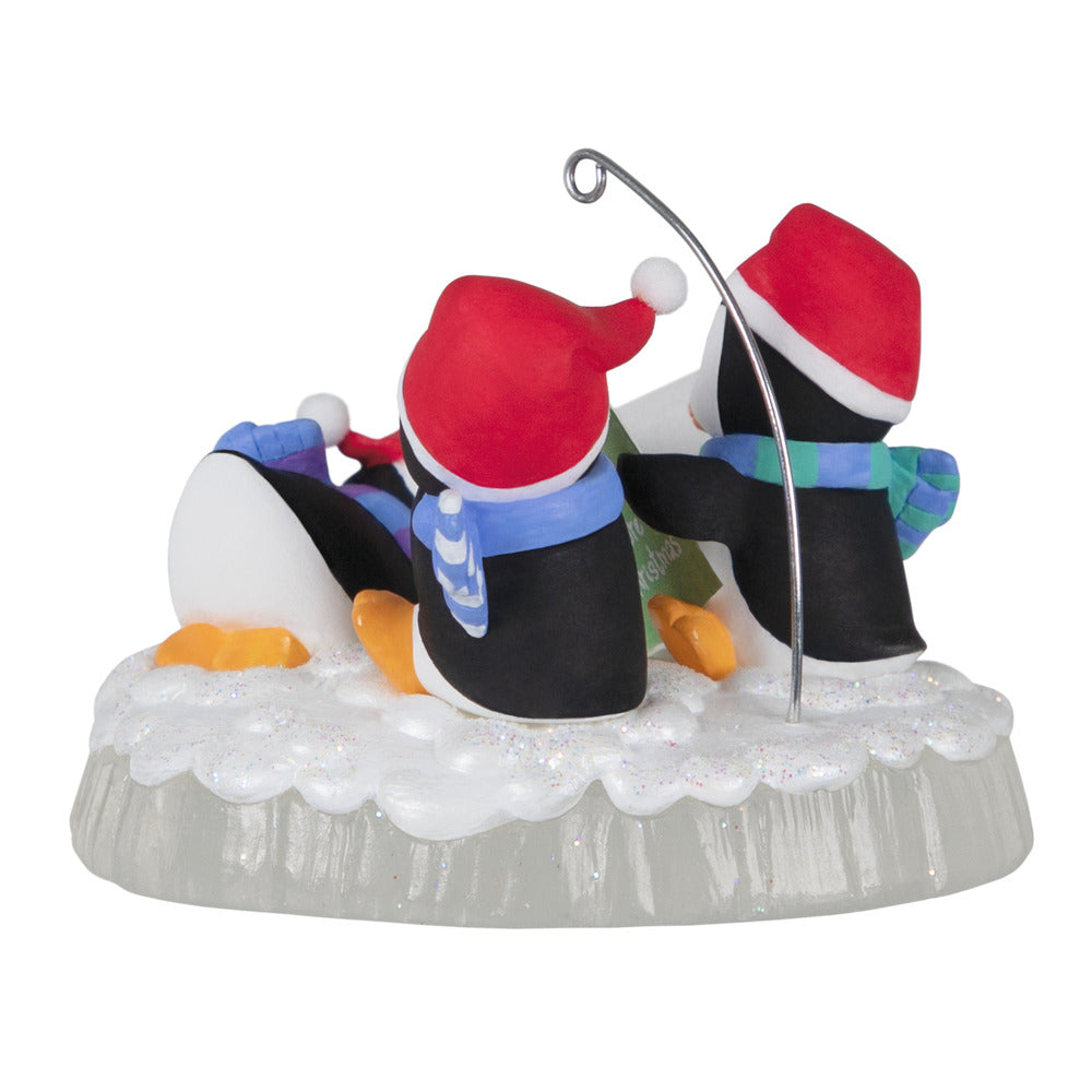 2022 Hallmark Keepsake Ornament - Not a Creature Was Stirring Penguins