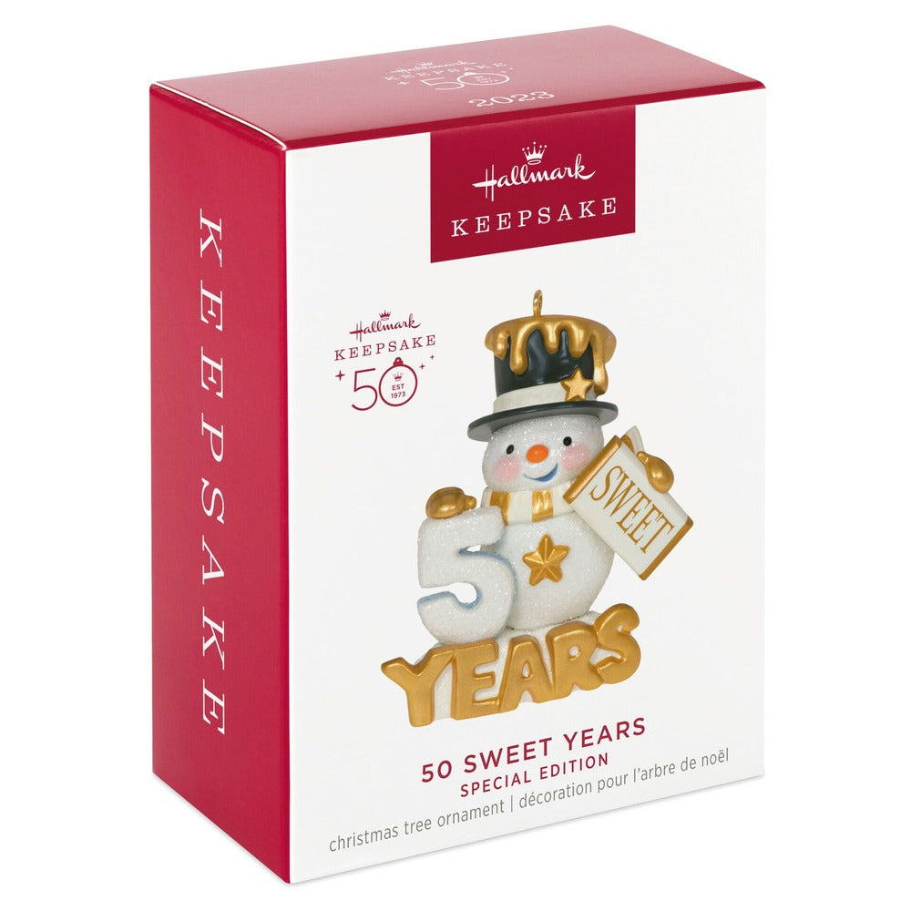 2023 Hallmark Keepsake Ornament - 50 Sweet Years Special Edition