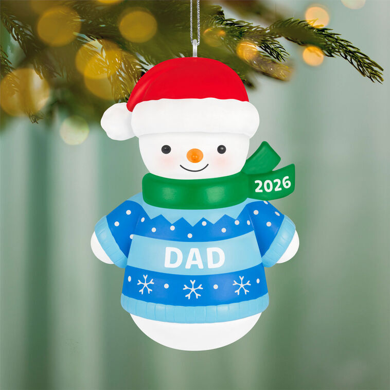 2026 Hallmark Keepsake Ornament - Dad Snowman
