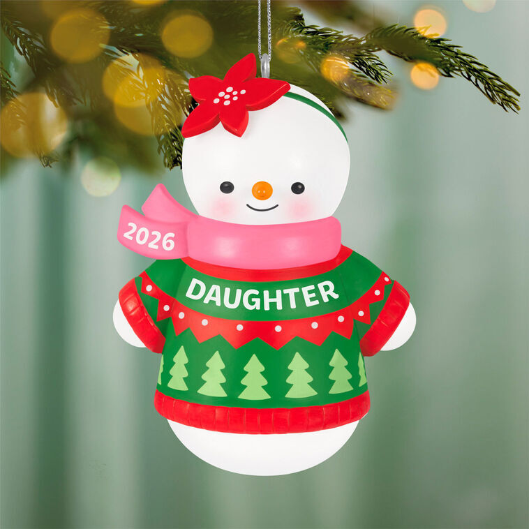 2026 Hallmark Keepsake Ornament - Daughter Snowman