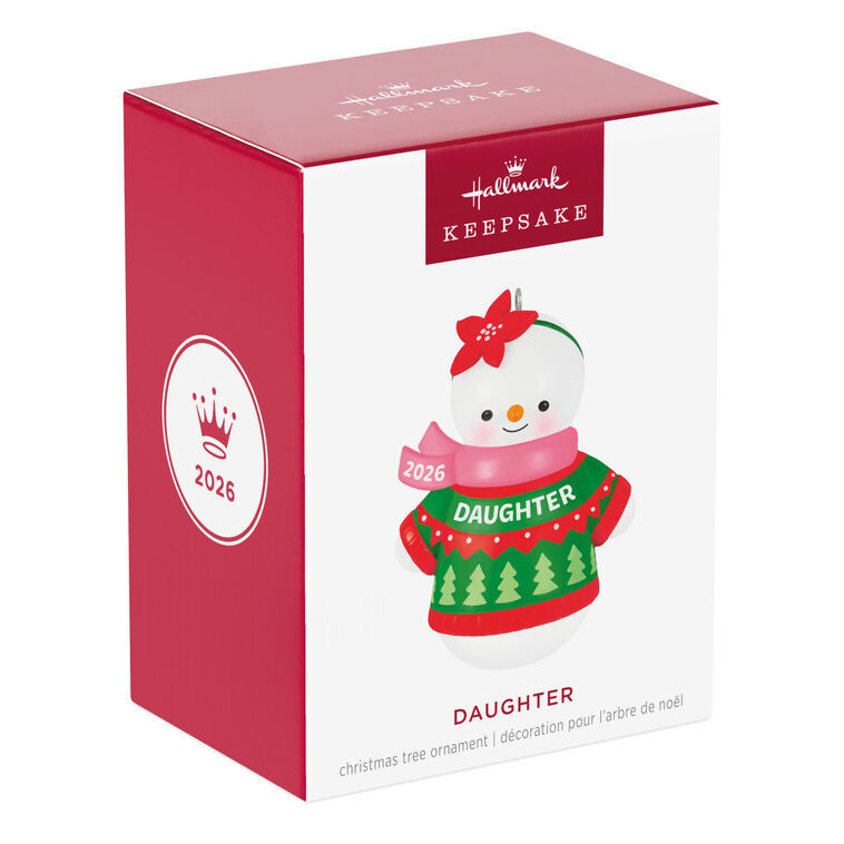 2026 Hallmark Keepsake Ornament - Daughter Snowman