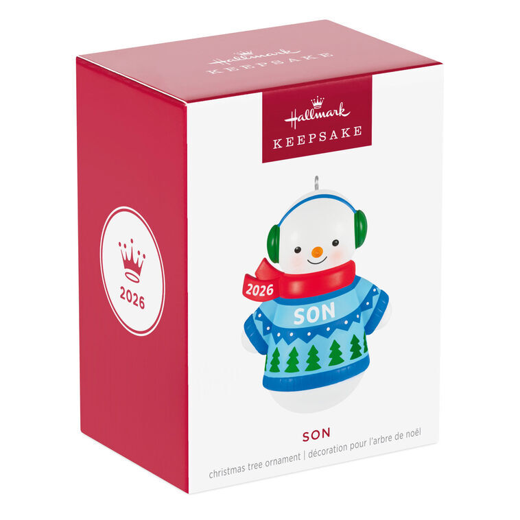 2026 Hallmark Keepsake Ornament - Son Snowman