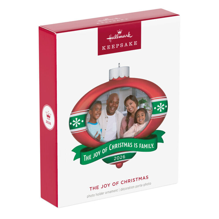 2026 Hallmark Keepsake Ornament - The Joy of Christmas Photo Frame
