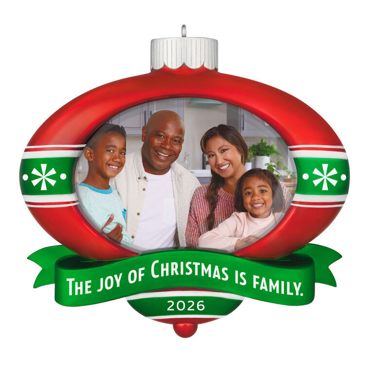 2026 Hallmark Keepsake Ornament - The Joy of Christmas Photo Frame