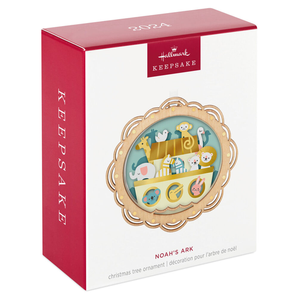 2024 Hallmark Keepsake Ornament - Noah's Ark Papercraft