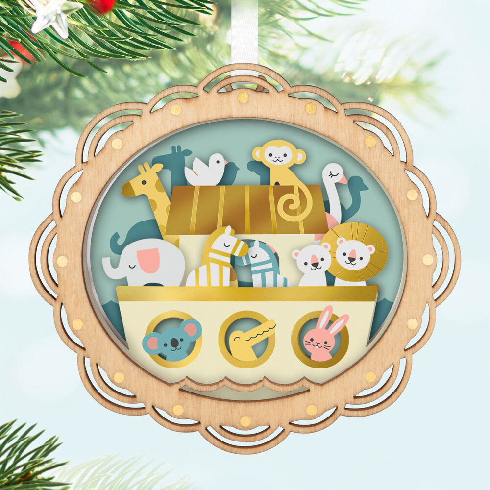 2024 Hallmark Keepsake Ornament - Noah's Ark Papercraft