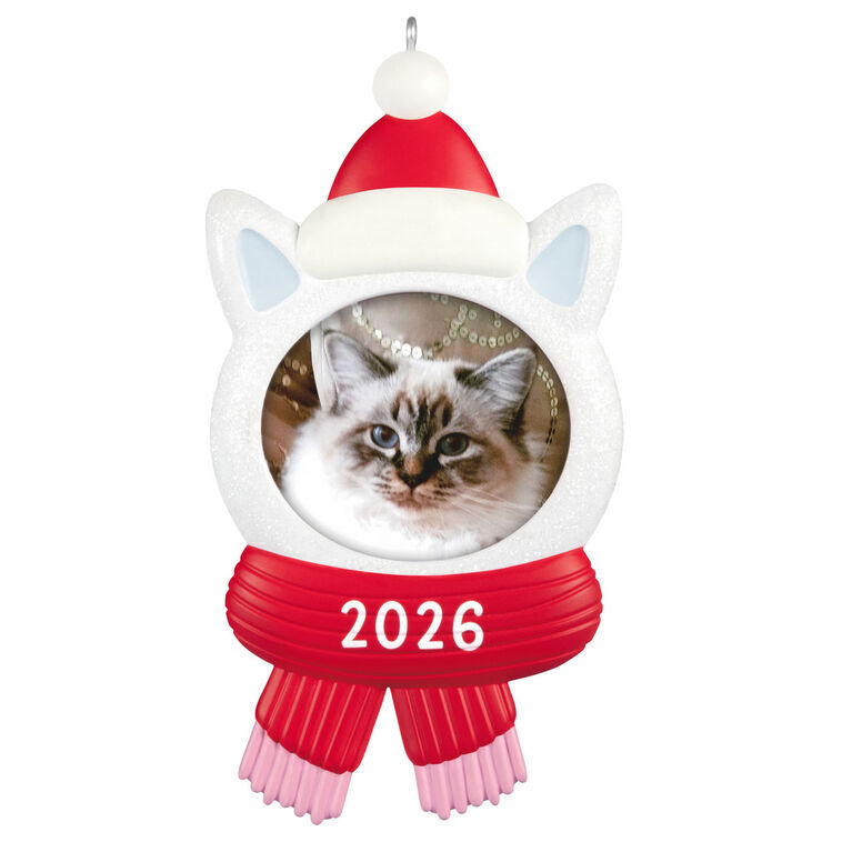 2026 Hallmark Keepsake Ornament - Snow Cat Photo Frame