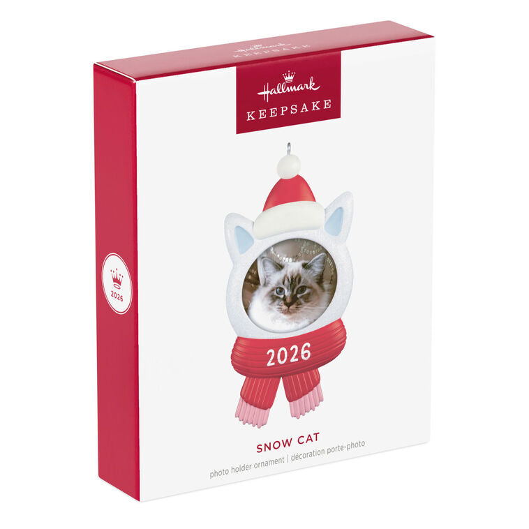 2026 Hallmark Keepsake Ornament - Snow Cat Photo Frame