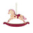 2024 Hallmark Keepsake Ornament - Baby Girl's First Christmas Rocking Horse Wood
