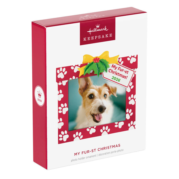 2026 Hallmark Keepsake Ornament - My Fur-st Christmas Photo Frame