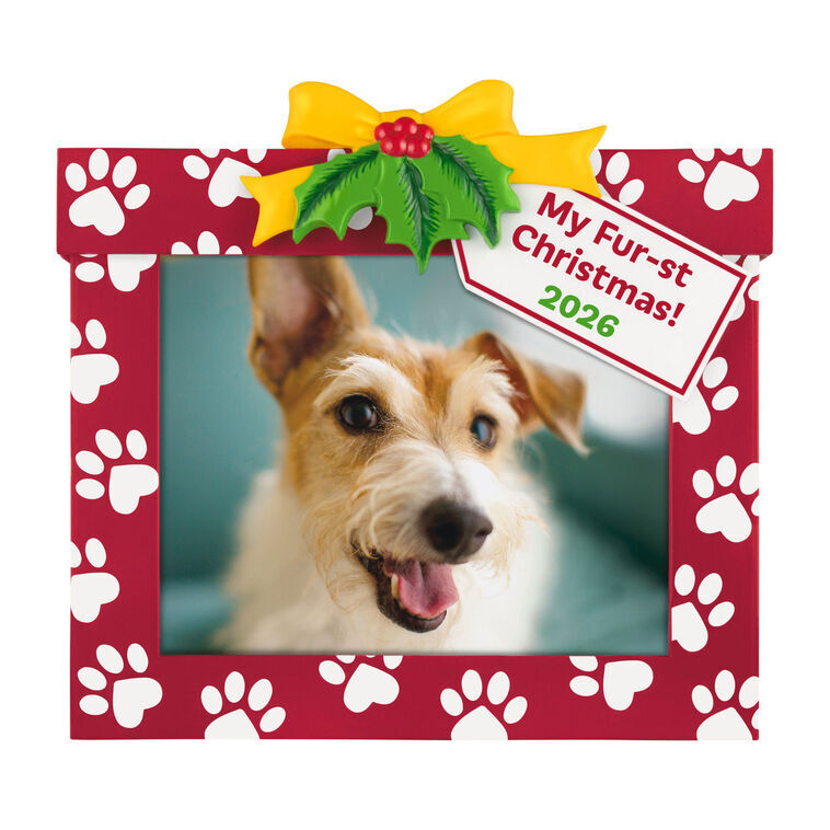 2026 Hallmark Keepsake Ornament - My Fur-st Christmas Photo Frame