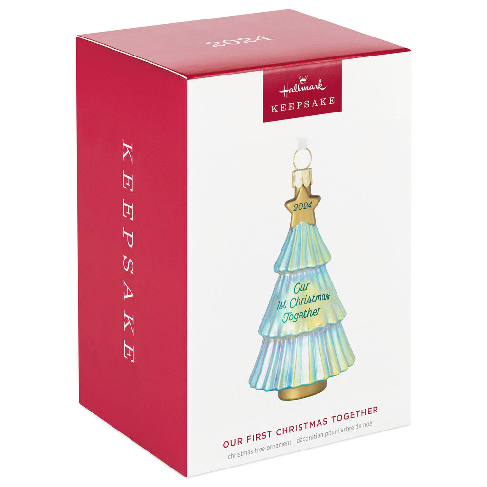 2024 Hallmark Keepsake Ornament - Our First Christmas Together Glass