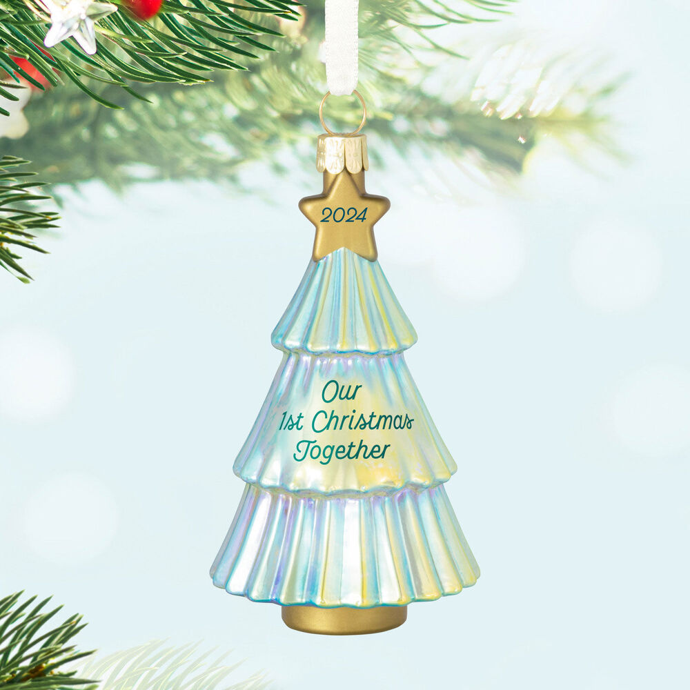 2024 Hallmark Keepsake Ornament - Our First Christmas Together Glass