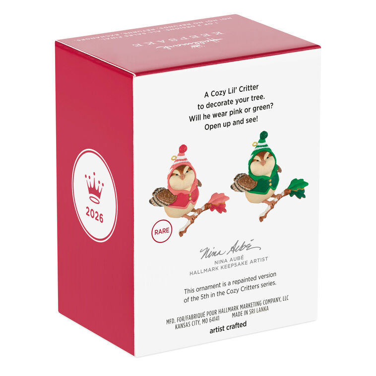 2026 Hallmark Keepsake Ornament - Cozy Critters Mystery