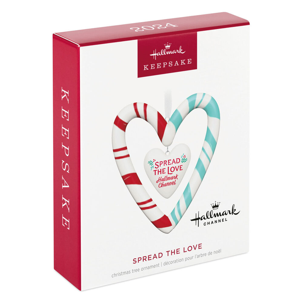 2024 Hallmark Keepsake Ornament - Hallmark Channel Spread The Love Porcelain