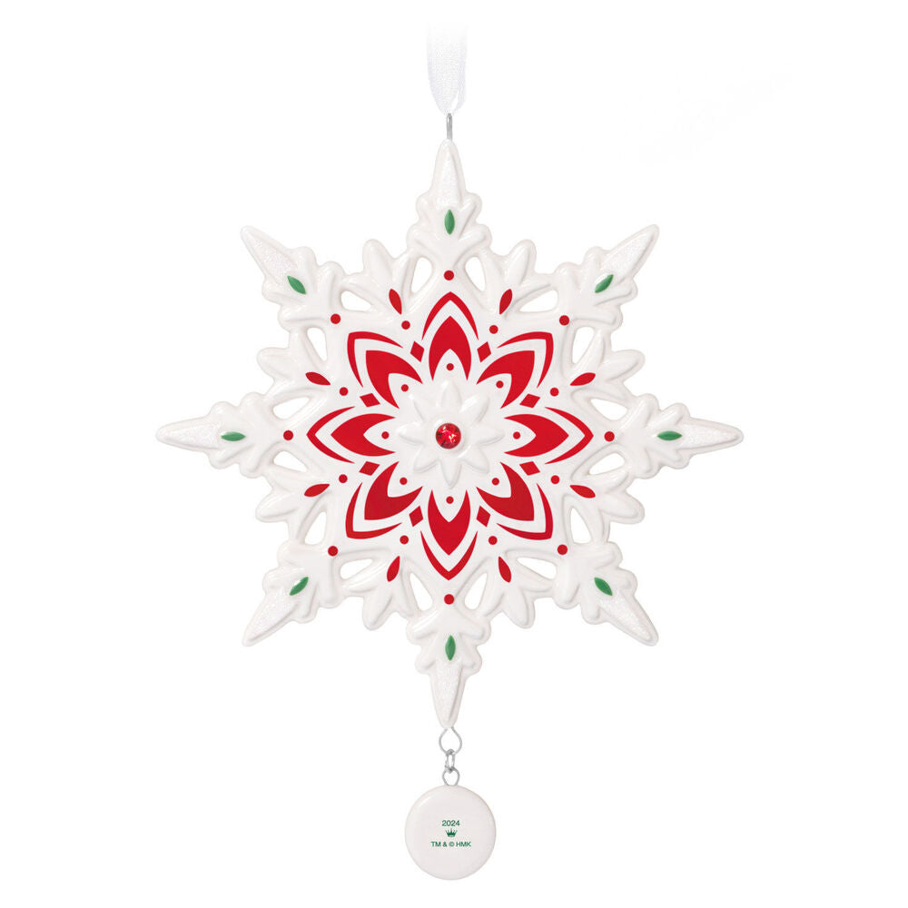 2024 Hallmark Keepsake Ornament - Snowflake Porcelain