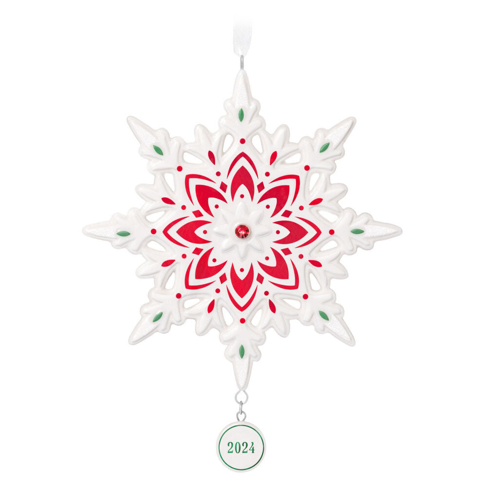 2024 Hallmark Keepsake Ornament - Snowflake Porcelain