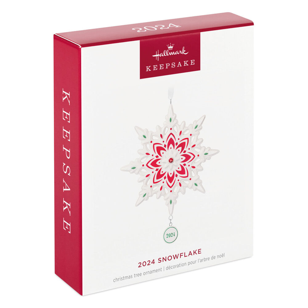 2024 Hallmark Keepsake Ornament - Snowflake Porcelain