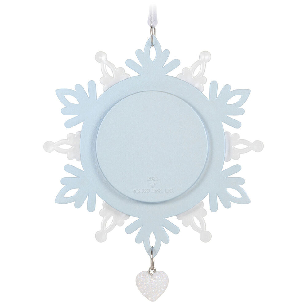 2023 Hallmark Keepsake Ornament - Our First Christmas Together Snowflake Photo Frame