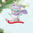 2024 Hallmark Keepsake Ornament - Granddaughter Snowboarding Snowman