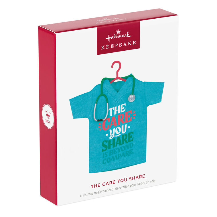 2026 Hallmark Keepsake Ornament - The Care You Share Fabric