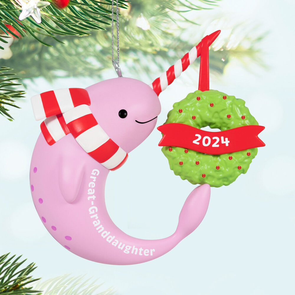 2024 Hallmark Keepsake Ornament - Great-Granddaughter Narwhal