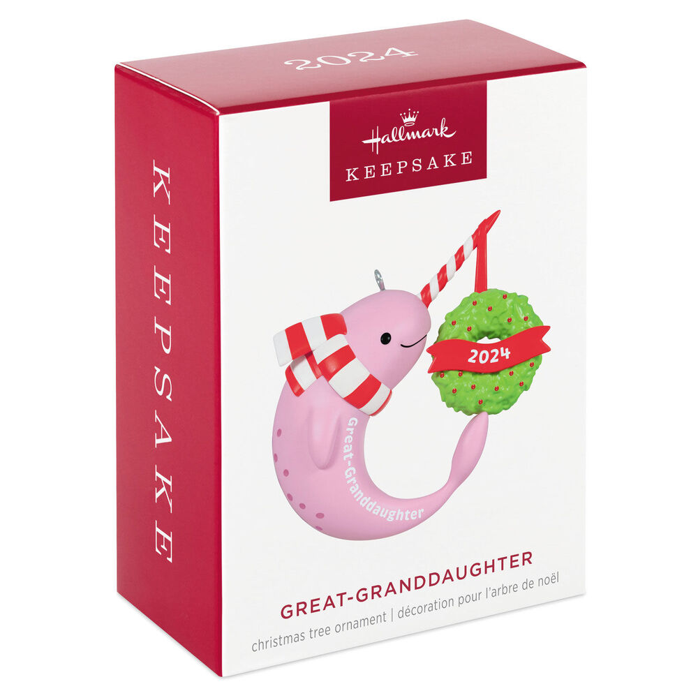 2024 Hallmark Keepsake Ornament - Great-Granddaughter Narwhal