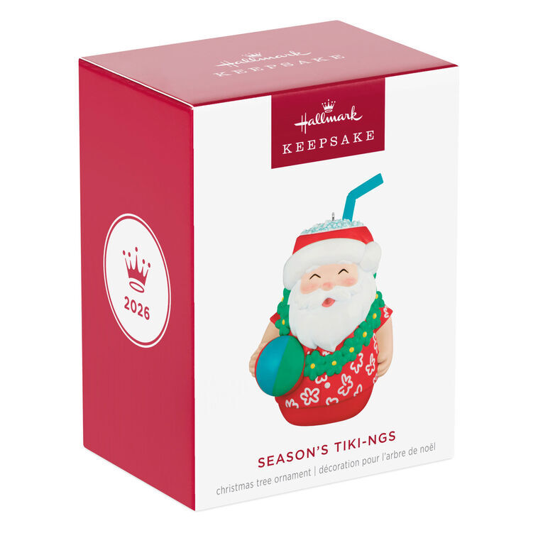 2026 Hallmark Keepsake Ornament - Season's Tiki-ngs Santa