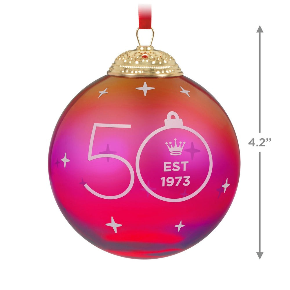 2023 Hallmark Keepsake Ornament - 50th Anniversary Commemorative Special Edition