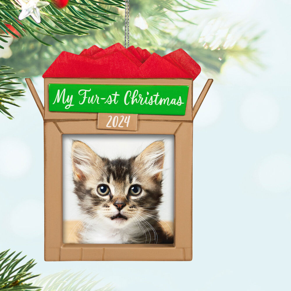 2024 Hallmark Keepsake Ornament - Pet's Fur-st Christmas Photo Frame