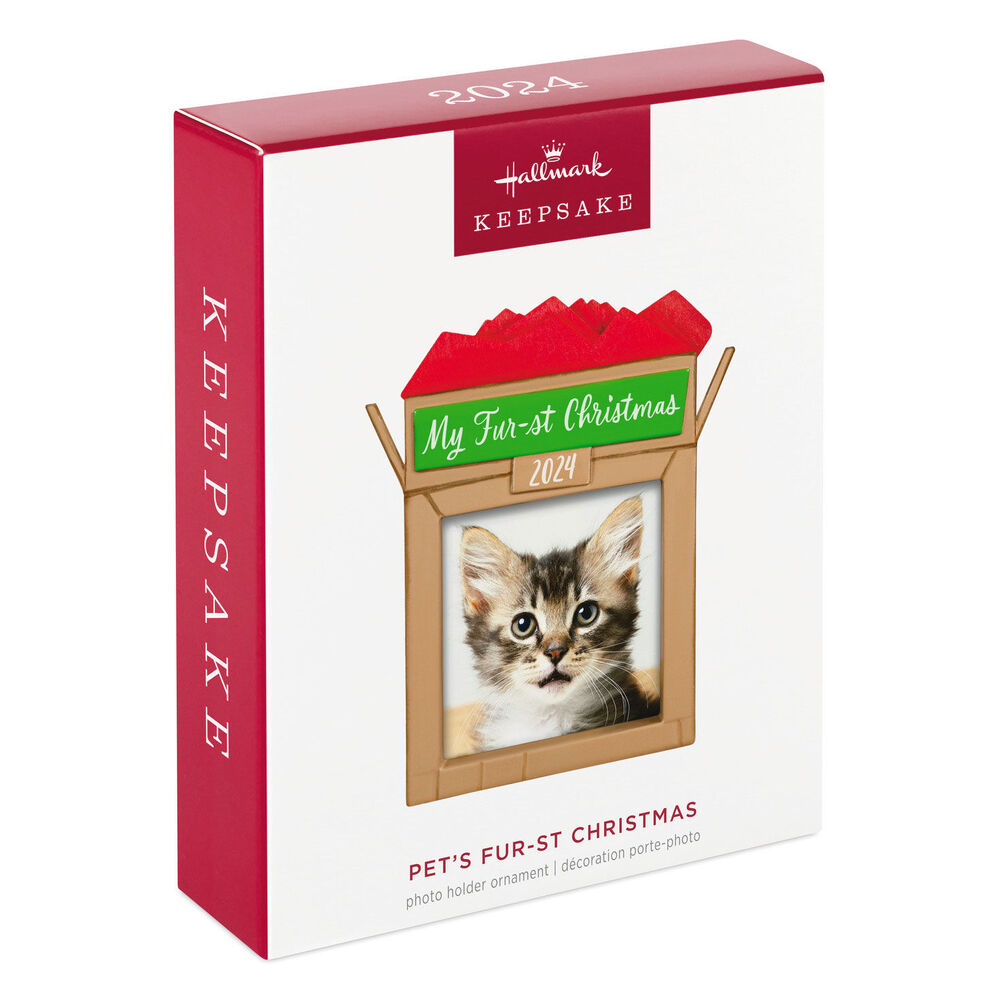 2024 Hallmark Keepsake Ornament - Pet's Fur-st Christmas Photo Frame