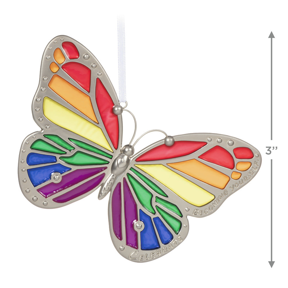 2022 Hallmark Keepsake Ornament - Becoming Yourself Butterfly Metal