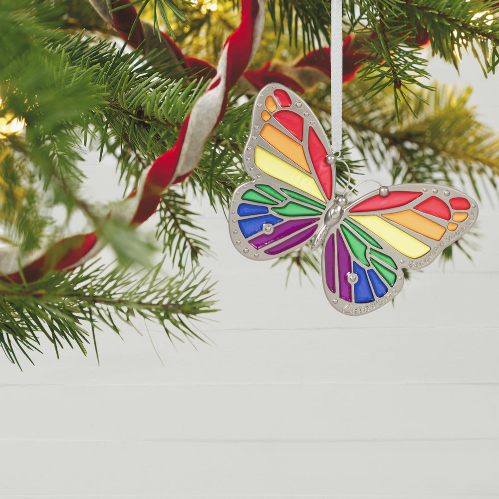 2022 Hallmark Keepsake Ornament - Becoming Yourself Butterfly Metal
