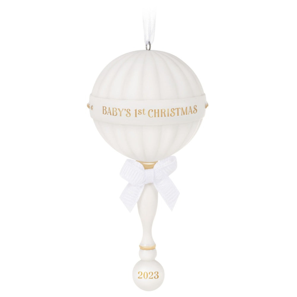 2023 Hallmark Keepsake Ornament - Baby's First Christmas Rattle