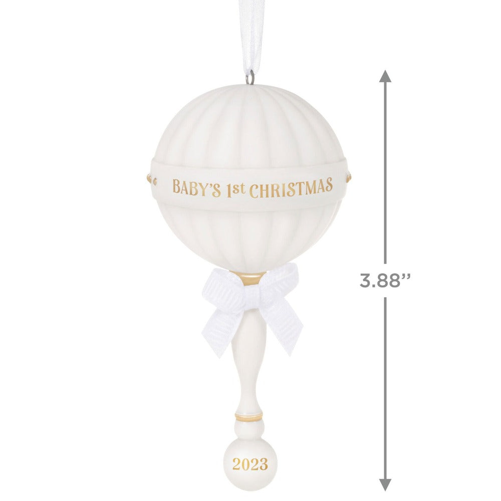 2023 Hallmark Keepsake Ornament - Baby's First Christmas Rattle