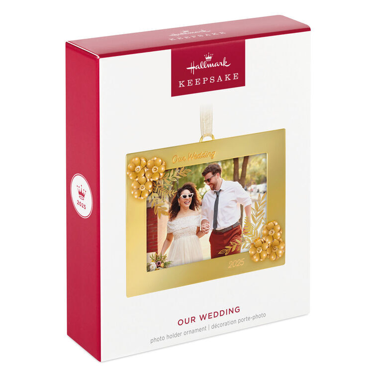 2025 Hallmark Keepsake Ornament - Our Wedding Photo Holder