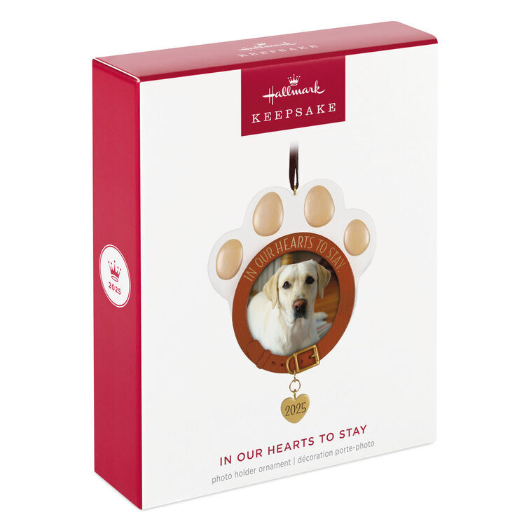 2025 Hallmark Keepsake Ornament - In Our Hearts to Stay Pet Photo Holder