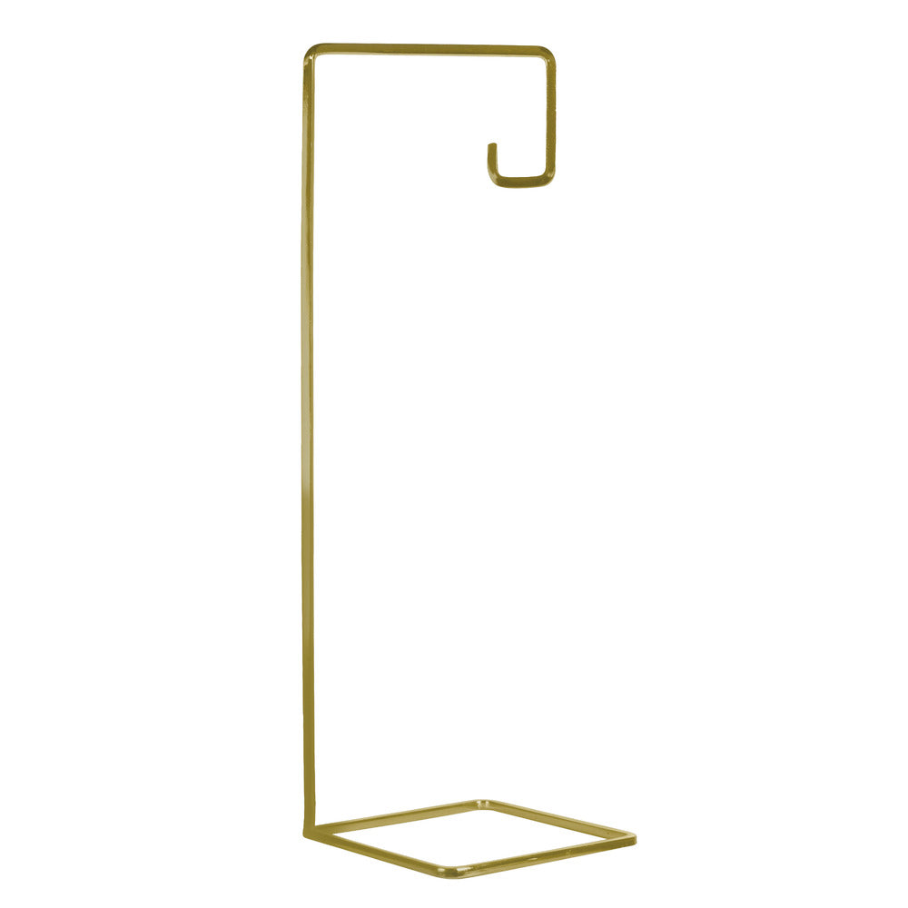 Hallmark Keepsake Ornament Display Stand Geometric Gold-Tone Metal