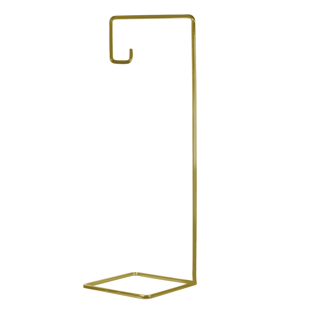 Hallmark Keepsake Ornament Display Stand Geometric Gold-Tone Metal