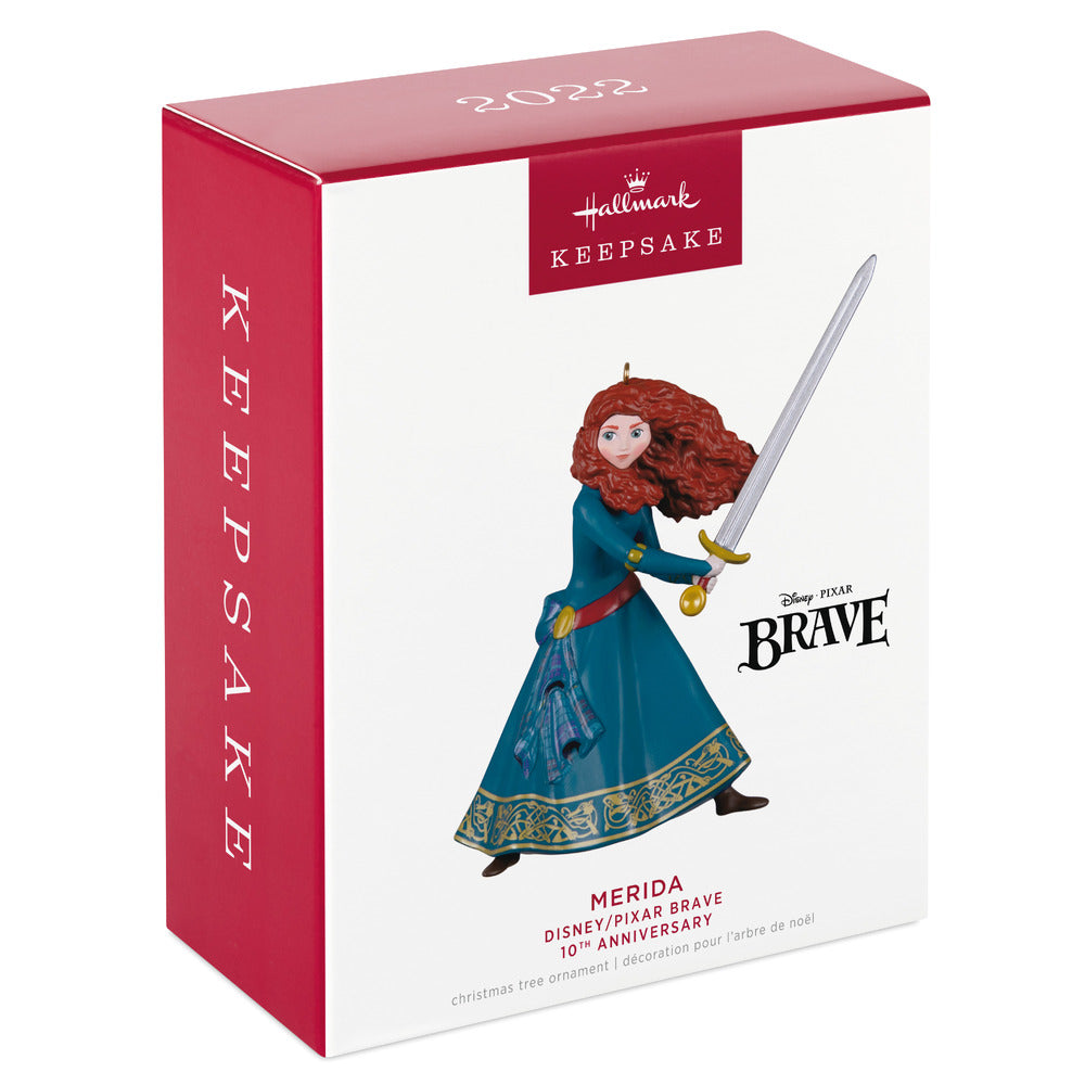 2022 Hallmark Keepsake Ornament - Disney/Pixar Brave Merida 10th Anniversary