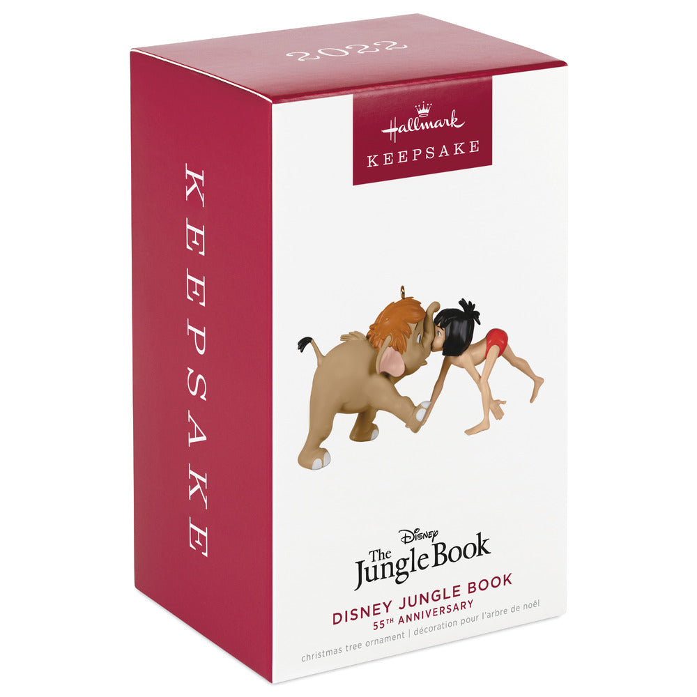 2022 Hallmark Keepsake Ornament - Disney Jungle Book Mowgli and Elephant 55th Anniversary