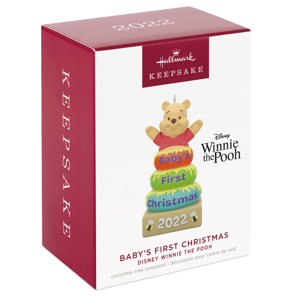 2022 Hallmark Keepsake Ornament - Disney Winnie the Pooh Baby's First Christmas