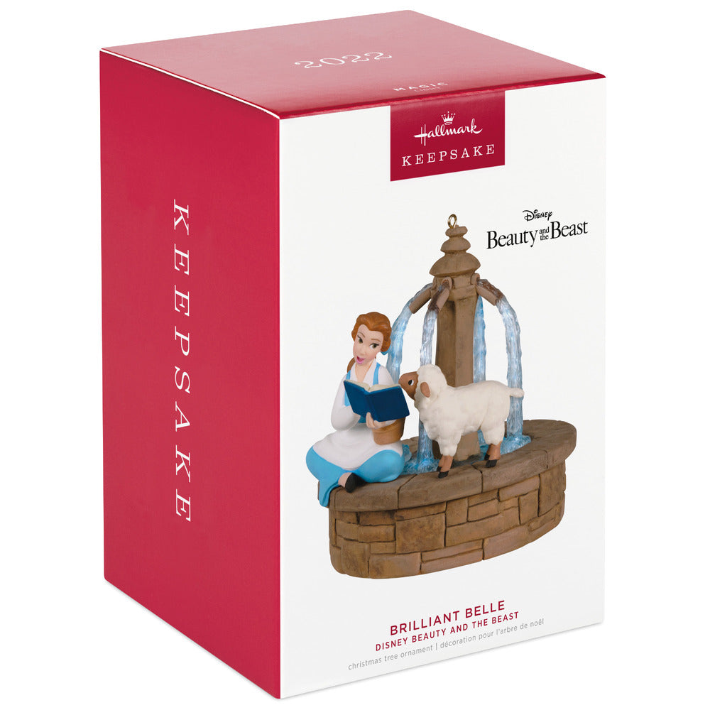 2022 Hallmark Keepsake Ornament - Disney Beauty and the Beast Brilliant Belle with Light