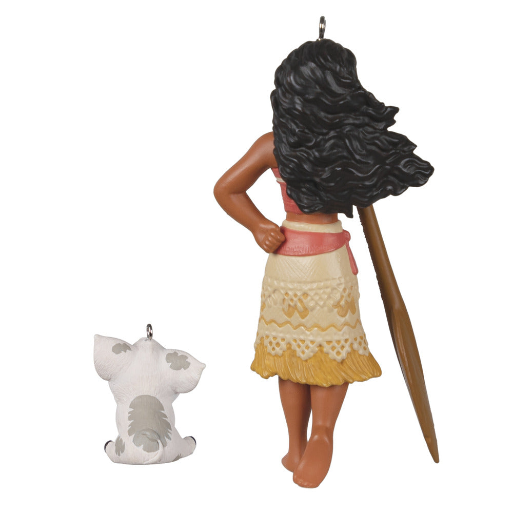2022 Hallmark Keepsake Ornament - Disney Moana and Pua Set of 2