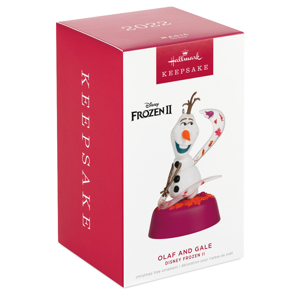 2022 Hallmark Keepsake Ornament - Disney Frozen 2 Olaf and Gale Musical