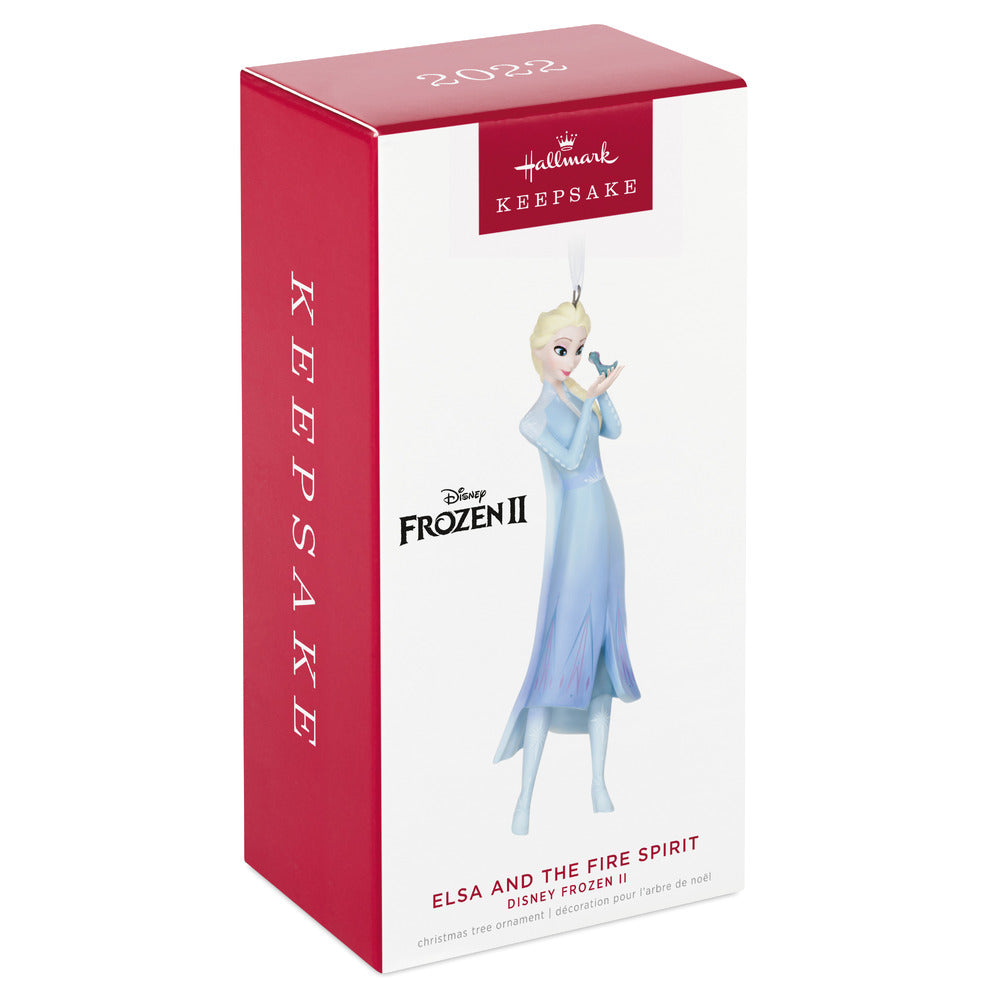 2022 Hallmark Keepsake Ornament - Disney Frozen 2 Elsa and the Fire Spirit Porcelain
