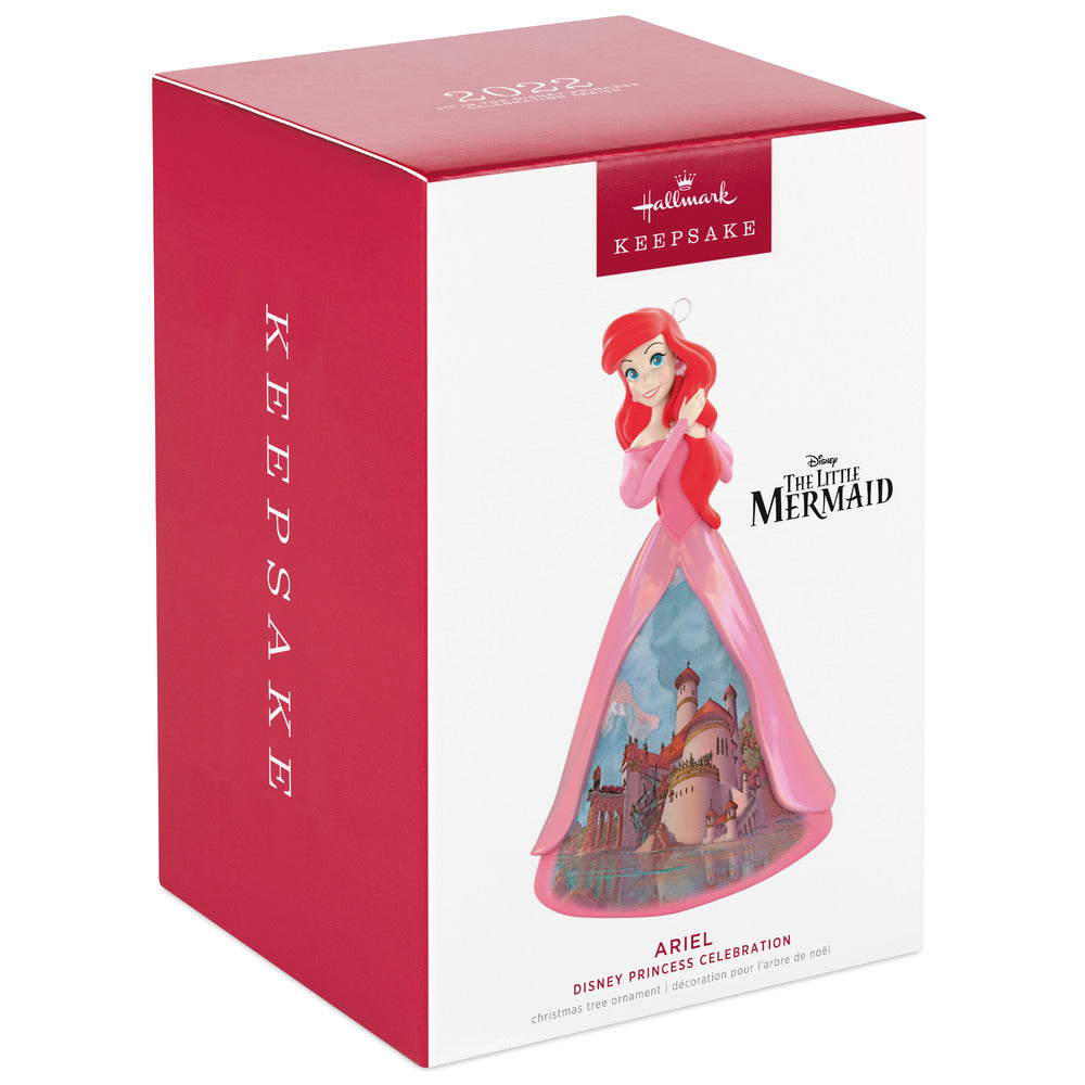 2022 Hallmark Keepsake Ornament - Disney Princess Celebration Ariel Porcelain