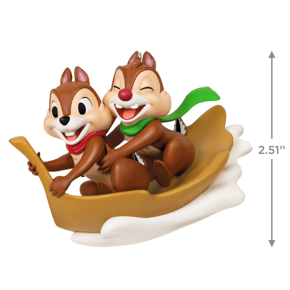 2023 Hallmark Keepsake Ornament - Disney Chip and Dale Snow Much Fun