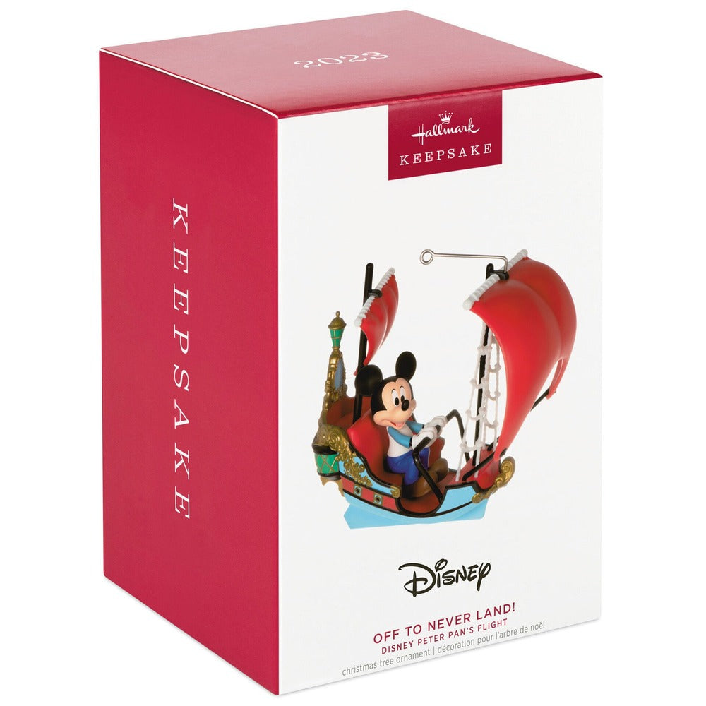 2023 Hallmark Keepsake Ornament - Disney Peter Pan's Flight Off to Never Land